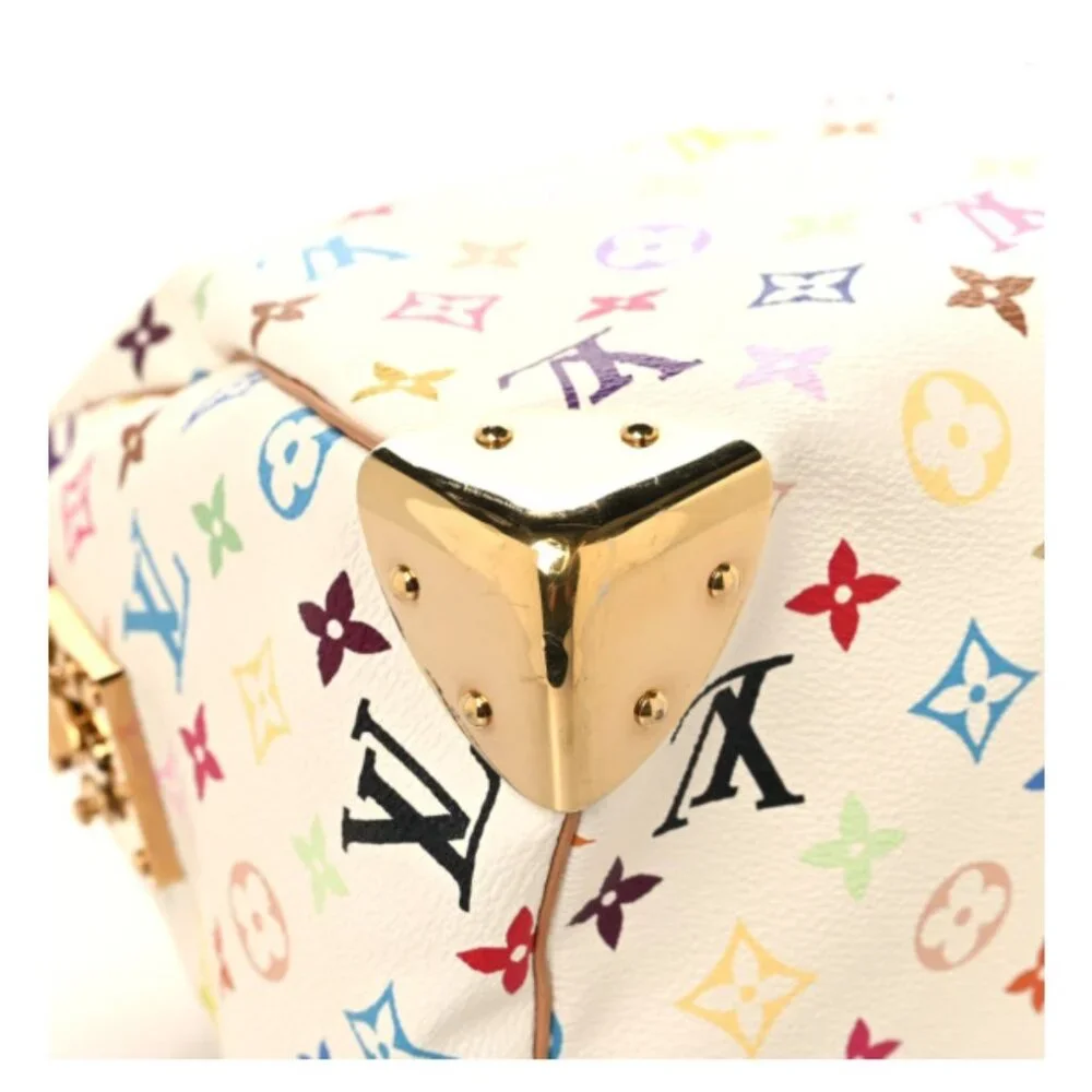 Louis Vuitton Multi Color Monogram Speedy 30 White - Picture 5 of 14